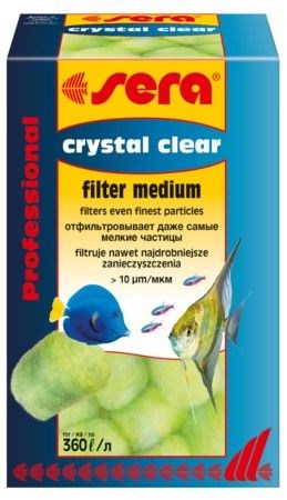 sera Crystal Clear 12 шт - на 360 л воды - промываемый наполнитель для тонкой очистки воды в аквариу