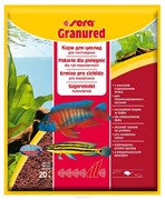 sera Granured 20 г (пакетик) - корм для плотоядных цихлид (гранулы)