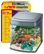 sera Marine Biotop Cube 130 LED - морской аквариум с комплектом оборудования и LED-освещением