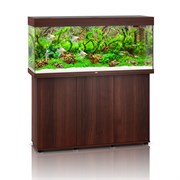 Juwel RIO 240 LED аквариум В КОМПЛЕКТЕ С ТУМБОЙ 240л темное дерево (Dark Wood) 121х41х55см 2х29W Фильтр Bioflow M, нагреватель 200 Вт Juw-03751